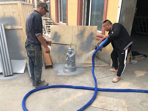 泡沫雕塑上面噴聚脲結實嗎 高壓聚脲噴涂機(圖1) 泡沫雕塑上面噴聚脲結實嗎 高壓聚脲噴涂機