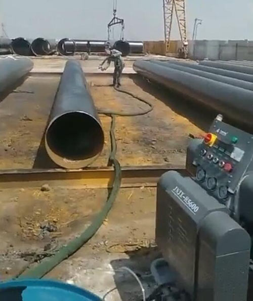 現場管道防腐用什么機械 管道內壁防腐補口噴涂機器(圖1) H5600管道內壁防腐補口噴涂機器