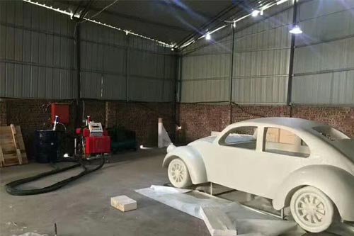 泡沫雕塑噴涂聚脲硬化材料(圖2) 泡沫雕塑噴涂聚脲硬化材料案例