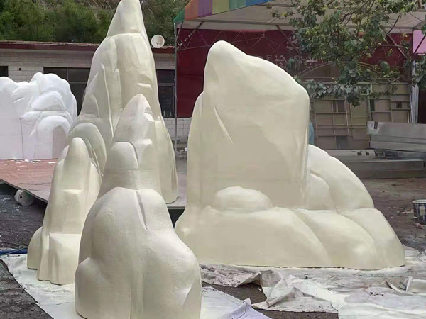 泡沫假山涂料 聚脲硬化噴涂(圖3) 泡沫假山涂料聚脲硬化噴涂