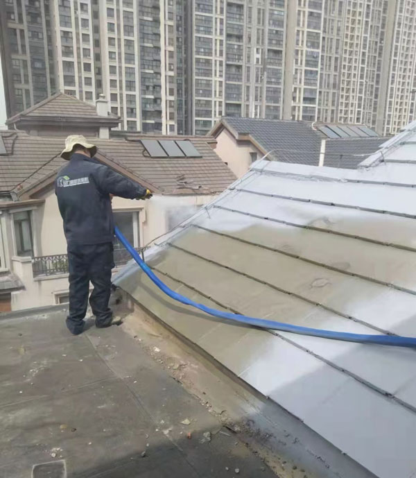 防水涂料噴涂機(圖3) 防水涂料噴案例