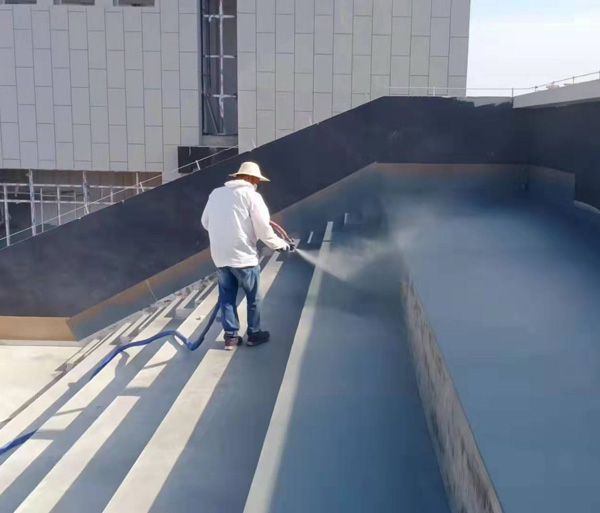 涂料霧化噴涂機(圖3) 涂料霧化噴涂體育看臺防水