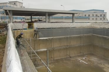 污水池防腐施工噴涂聚脲價格(圖2) 污水池防腐施工噴涂聚脲