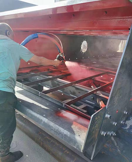 選礦機耐磨聚脲涂料廠家(圖2) 選礦機耐磨聚脲涂料案例